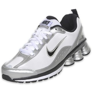 Nike Kids Shox Turmoil Leather White/Silver/Black