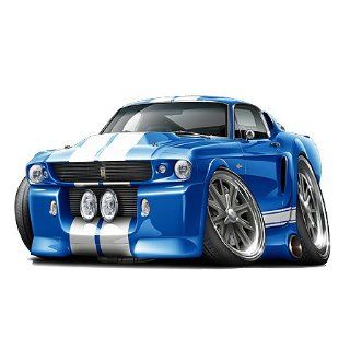 1967 Mustang Shelby GT 500 427 car 36 Wall Graphic Decal