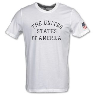 Nike USA Athlete Mens Tee Shirt White