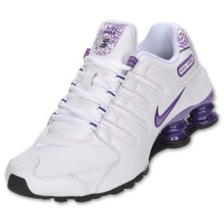 Womens Nike Shox NZ White/Violet Pop/Black/Grey
