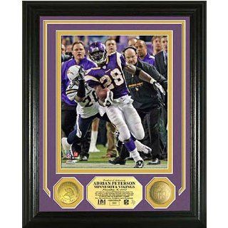 Adrian Peterson Nfl Single Game Rushing Record Photo Mint