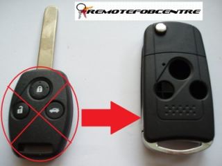  Key Case Upgrade for Honda Accord Civic Jazz HRV CRV Remote Key