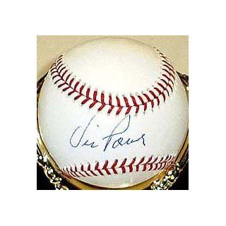 MLB Athletics Vic Power # 7 Autographed Baseball Sports