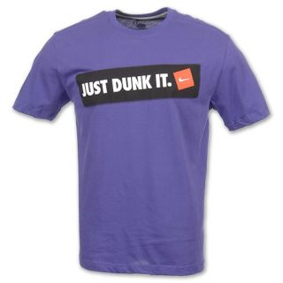 Nike Just Dunk It Mens Tee SHirt Purple