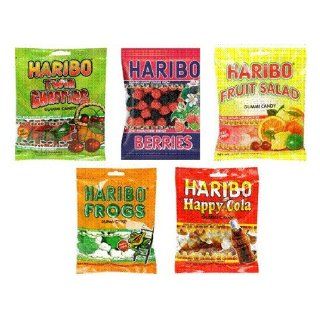 Haribo Gummi Candy Assorted 5 Packs Grocery & Gourmet