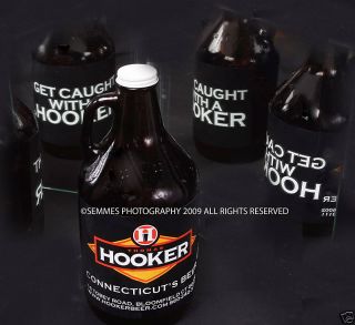 Hooker Beer Bottle 64 oz Must See Collectible Growler