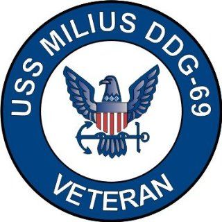US Navy USS Milius DDG 69 Ship Veteran Decal Sticker 5.5