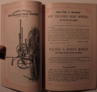 Walter A Wood Hoosick Falls NY Farm Equipment Agriculture Machinery
