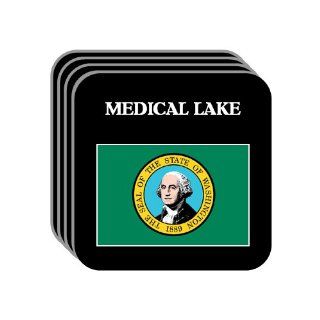 US State Flag   MEDICAL LAKE, Washington (WA) Set of 4