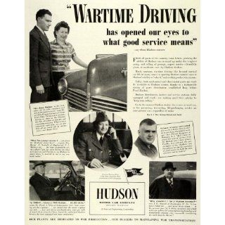 1943 Ad Hudson Motor Car WWII Frank J Niles Morris R
