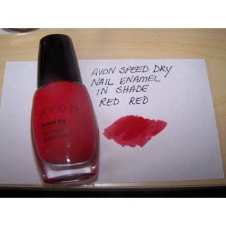 Avon Speed Dry Nail Enamel in Shade Red Red Beauty