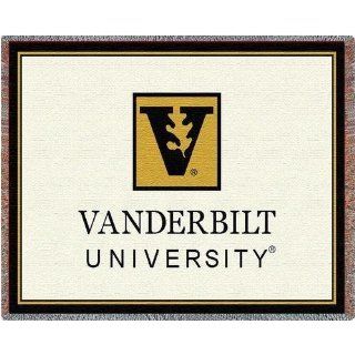 Vanderbilt Univ Leaf Logo   69 x 48 Blanket/Throw