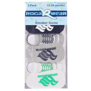 Roca R Wear 3 Pack 0 6 Mo Sneaker Baby Boy Socks Baby