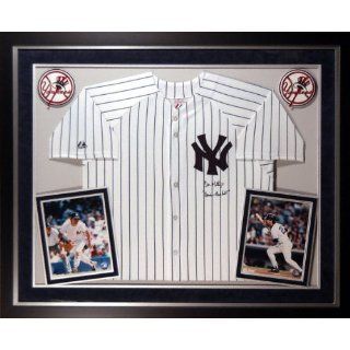 Don Mattingly New York Yankeers Deluxe Framed Autographed