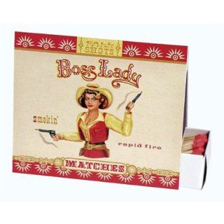 BLUE Q Boss Lady NEW Cowgirl RAPID FIRE Matches Box 100