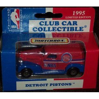 Detroit Pistons 1995 NBA Diecast Chevy Sedan Truck