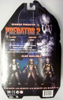 Predator 2 Shaman Predator Action Figure by NECA Mint in Package Great