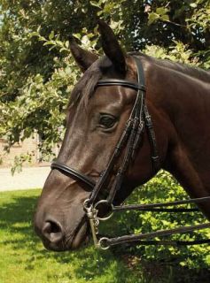  English Leather Horses Double Bridle Equestrian Supplies