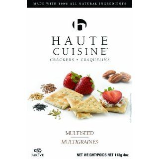 Haute Cuisine Crackers, Multiseed, 4 Ounce Boxes (Pack of 6) 