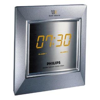 Philips AJ 3230   Clock radio   silver  Players