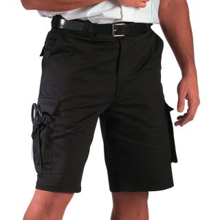 Black EMT EMS Mens 7 Pocket Paramedic Uniform Shorts