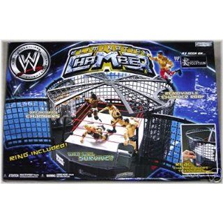 WWE Wrestling Ring Playset Elimination Chamber Toys