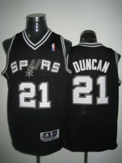 New Men NBA Basketball San Antonio Spurs Tim Duncan Jersey 2 Color M L