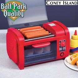 Hot Dog Roller and Toaster Food Vegetable Cooker Grill Warmer Kitchen