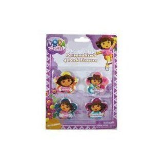 Dora the Explorer Personalized 4 Pack Erasers Everything