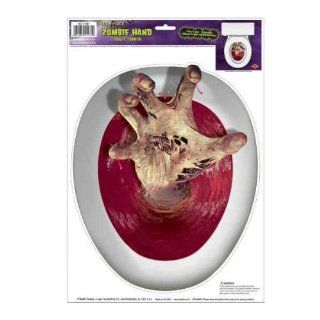 Beistle 01931 Sheet Hand Toilet Topper Peel N Place   Pack