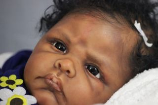 Gorgeous Reborn Ethnic AA Biracial Baby Girl Winnie by Emilie Jameson