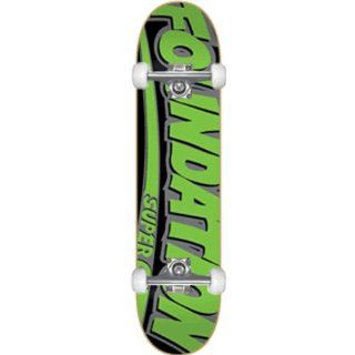 Foundation Blazin II Complete Skateboard   7.87 Green w