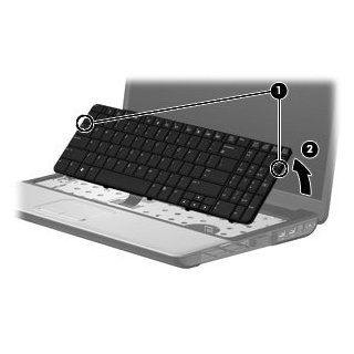 Compaq 502958 001 Standard keyboard(Silver)  With painted
