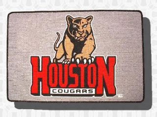 Houston Cougars Welcome Door Mat Rug New