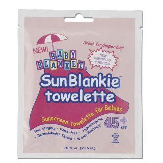 Baby Blanket SunBlankie Sunscreen Towelette, SPF 45+, 8