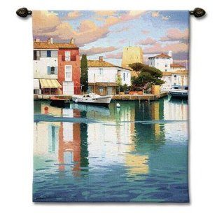 Habor At Morning Light Handwoven Wall Hanging Fabric