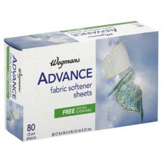 Wgmns Fabric Softener Sheets, Free of Dyes & Perfumes ,80