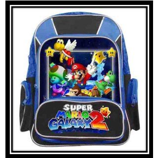 Super Mario Galaxy 2 Black/Blue School Bag/ Backpacks