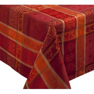  Yarn Dyed Jacquard Tablecloth, 60 Inch by 84 Inch