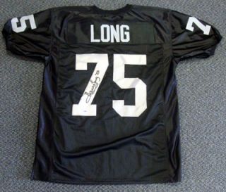 Howie Long Autographed Signed Oakland Raiders Black Jersey PSA DNA