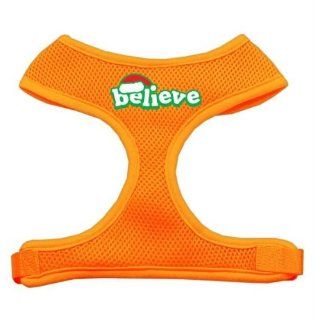Believe Screen Print Soft Mesh Harnesses Orange Extra
