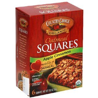 Country Choice Organic Apple Cinnamon Nutritional Oatmeal Squares, 11