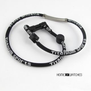 New Hot Sell Exotic U shaped Titanium + Anion Rope Necklaces Sports