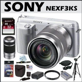 Sony NEXF3KS DSLR Camera Black + Sony Sel 55 210MM Nex
