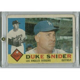 Duke Snider HOF DODGERS #493 Topps 1960
