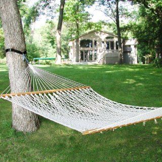58 x 82 Double Cotton Rope Hammock Package Color Hunter