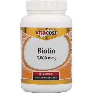 Vitacost Biotin    5000 mcg   300 Capsules Health