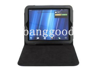 New Black Leather Case Cover Stand Protector for HP Touchpad Touch Pad