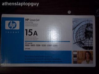HP LaserJet 15A C7115A Toner Cartridge Genuine HP Brand New SEALED Box
