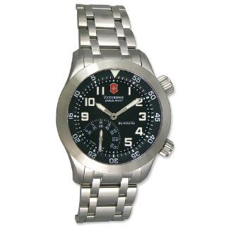 Swiss Army Air boss Mach 4 Stainless Steel Mens Manual Wind 58 Hour